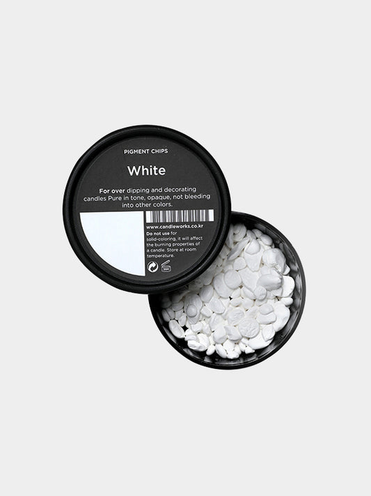 CW - White Pigment Chips 白色顏料片 #A01