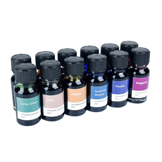 Liquid Dye (Oil Soluble) 10ml 油性液體顏料 單色/套裝