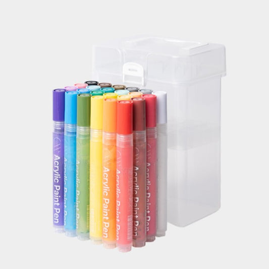 CW - Acrylic Paint Pen 24 Color Set 丙烯酸顏料筆24色套裝