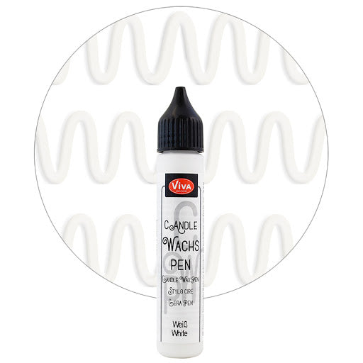 Candle Wax Pen 裝飾蠟燭筆 28ml - White 白