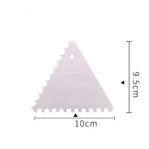 Two Triangle Serrated Scraper (Hard) 三角鋸齒刮板（硬）