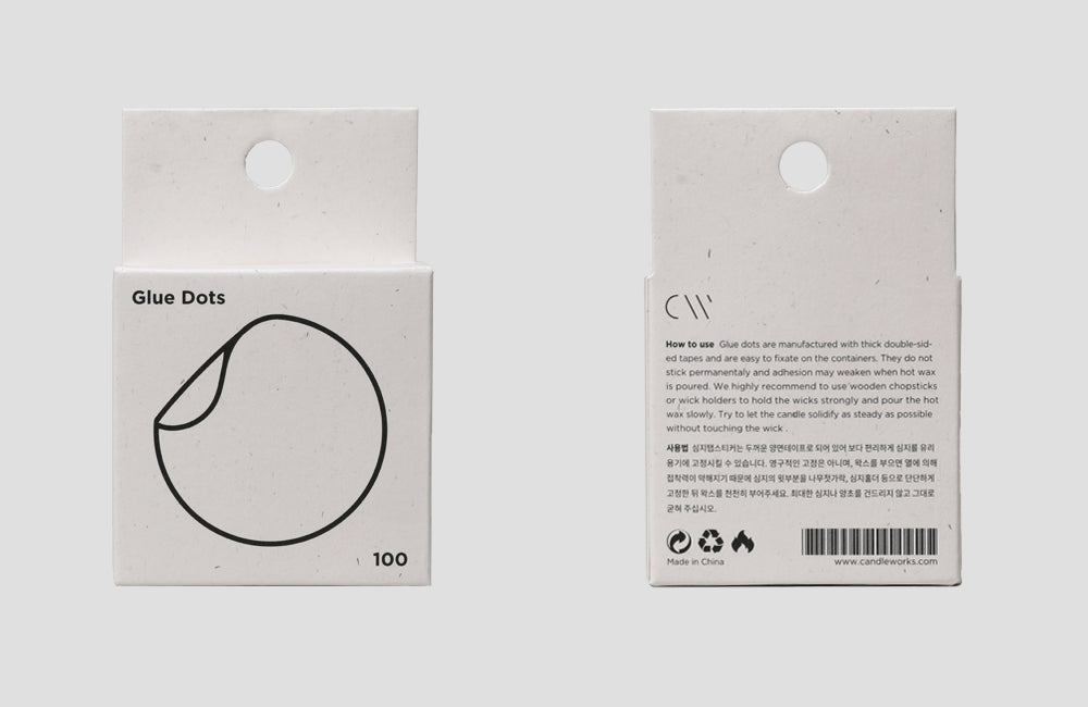 CW - Glue Dots for Wick (Roll) 蠟芯貼紙
