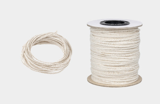 CW - Smokeless Wick No. 2 (Uncoated Wick) 無煙蠟芯 2號（無塗層蠟芯）