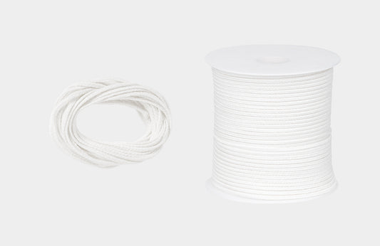 CW - White Cotton Wick No. 3 (Uncoated Wick) 白棉蠟芯 3號（無塗層蠟芯）