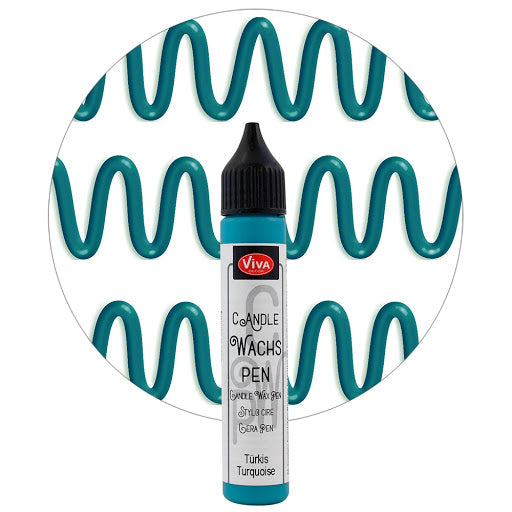 Candle Wax Pen 裝飾蠟燭筆 28ml - Turquoise 藍綠