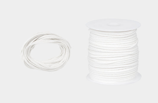 CW - White Cotton Wick No. 4 (Uncoated Wick) 白棉蠟芯 4號（無塗層蠟芯）