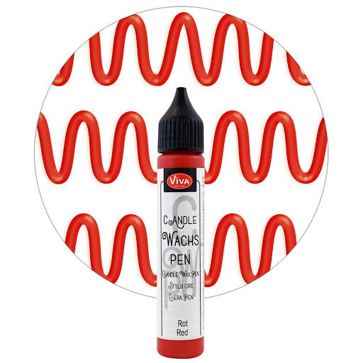 Candle Wax Pen 裝飾蠟燭筆 28ml - Red 紅