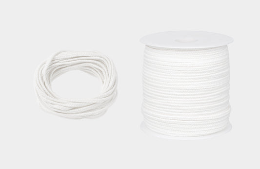 CW - White Cotton Wick No. 5 (Uncoated Wick) 白棉蠟芯 5號（無塗層蠟芯）