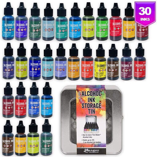 Ranger Ink Tim Holtz Alcohol Ink 酒精染料 - 30色套裝