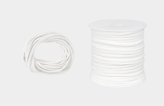 CW - White Cotton Wick No. 6 (Uncoated Wick) 白棉蠟芯 6號（無塗層蠟芯）