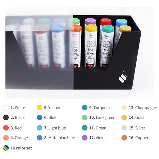 Candle Wax Pen 裝飾蠟燭筆 28ml - 16色