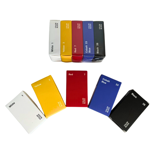 CW - 5 Color Block Set 固體顏料色塊5色